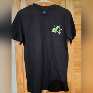 Jeffree Star Black Tee with White Star Logo